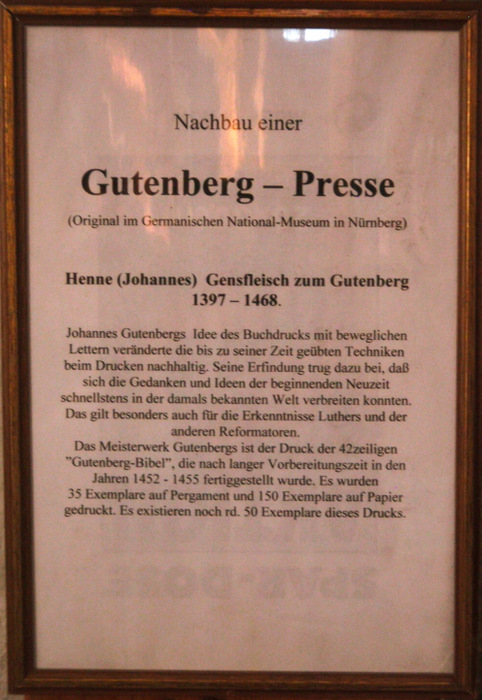 Gutenberg Press document.